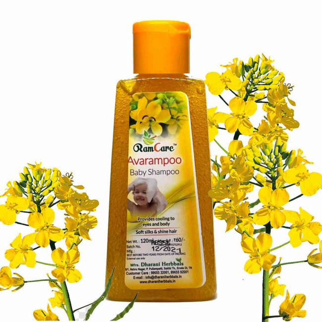 Ramcare Avarampoo Herbal Baby Shampoo - 125ml Ramcare Avarampoo Herbal Baby Shampoo - 125ml