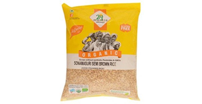 Sonamasuri Semi Brown Rice Handpounded 1kg