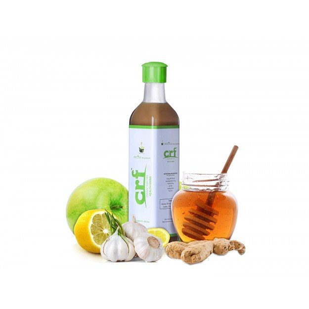 FETTLE Bio Products Cardiac Risk Free Health Drink With Ginger, Garlic, Lemon, Apple Vinegar Cider and Honey 600ML
