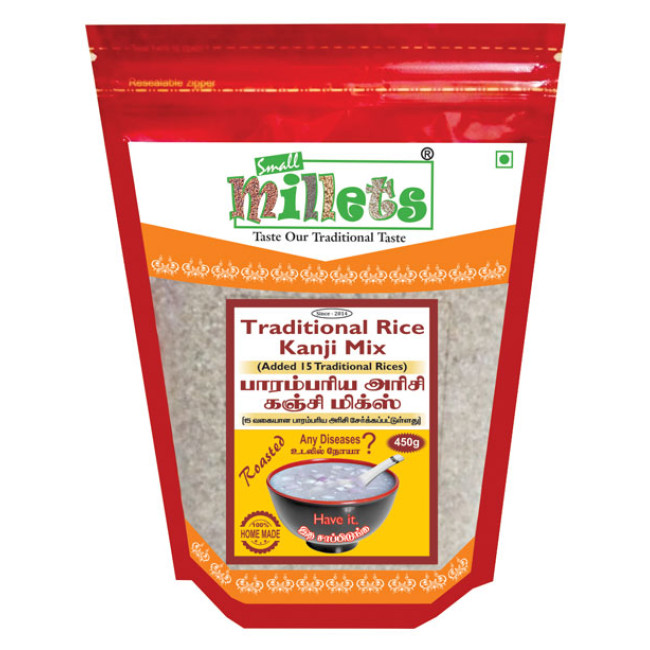 Traditional Rice Porridge Mix-Small MIllets 450G